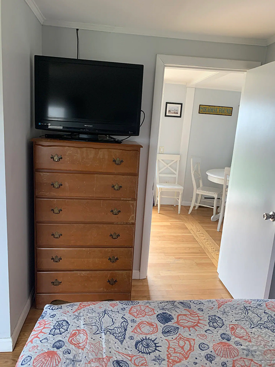 TV and dresser