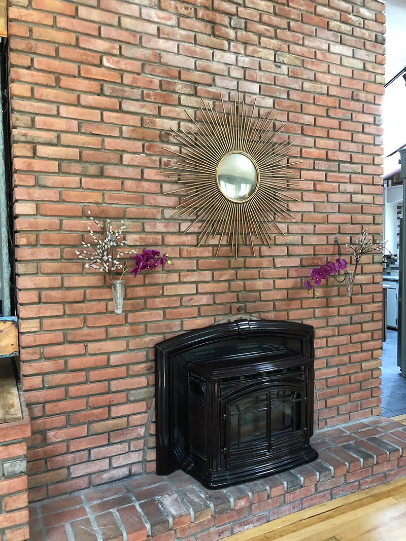 wood stove